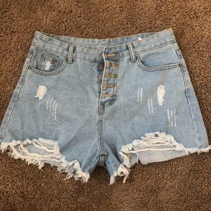 Brand New Shein Denim Shorts Size M